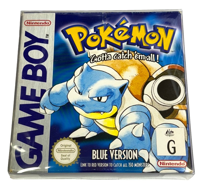 Pokemon Blue Version Nintendo Gameboy GB *Complete* Boxed (Preowned)