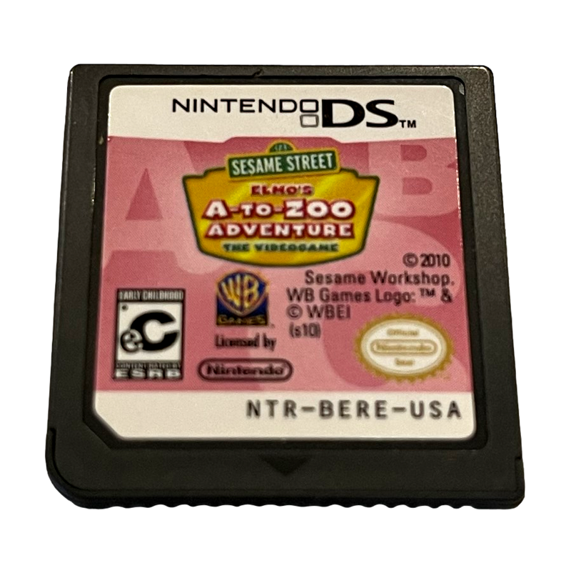 Sesame Street Elmo's A To Z Adventure Nintendo DS 2DS 3DS *Cartridge Only* (Pre-Owned)