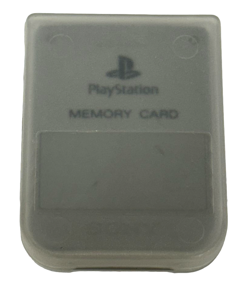 Genuine Sony Playstation 1 Memory Card 1MB Grey PS1 With Case (Preowned)