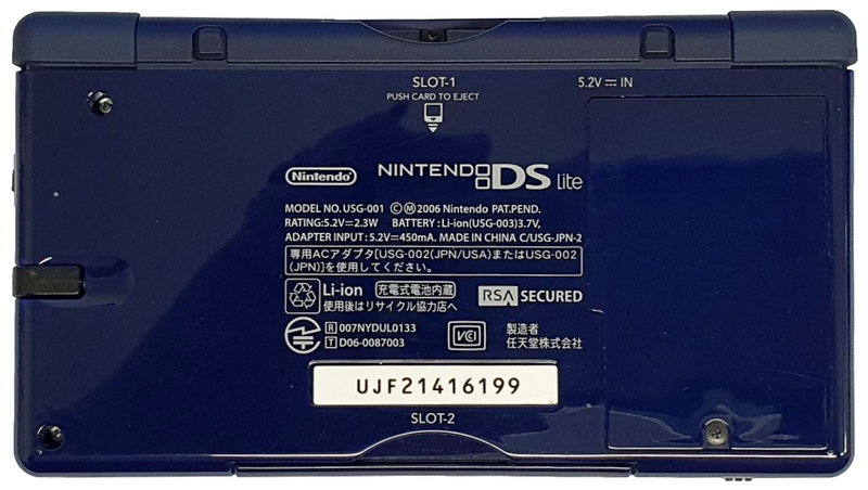 Dark Blue Nintendo DS Lite Console Boxed Japanese