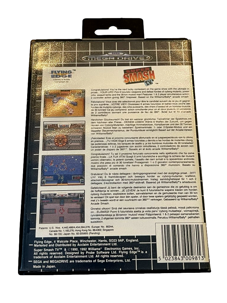 Super Smash TV Sega Mega Drive *No Manual* (Pre-Owned)