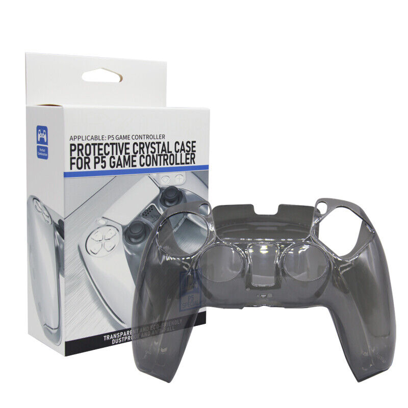 Smoke Crystal Case for PS5 Controller Cover Protective Anti Scratch