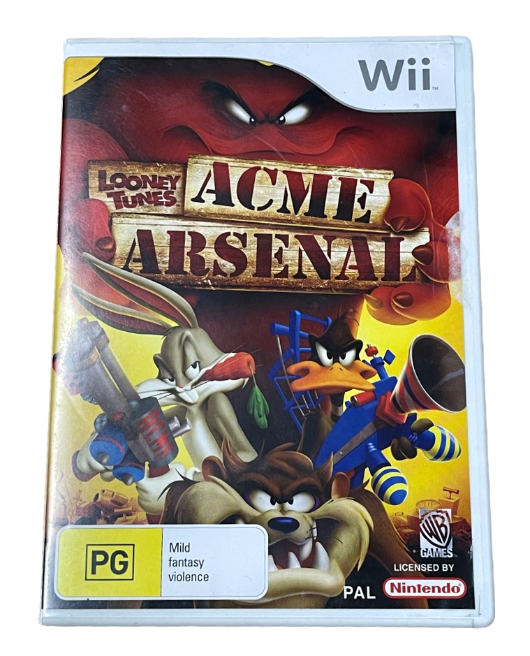 Looney Tunes Acme Arsenal Nintendo Wii PAL *Complete* Wii U Compatible (Pre-Owned)