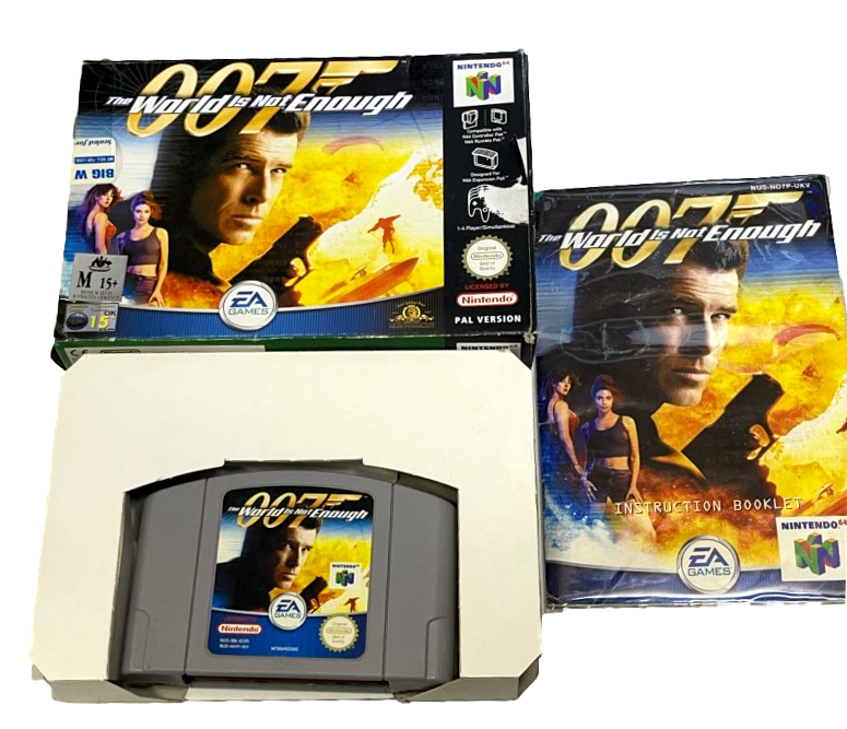 007 The World is Not Enough Nintendo 64 N64 Boxed PAL *Complete* (Preowned)