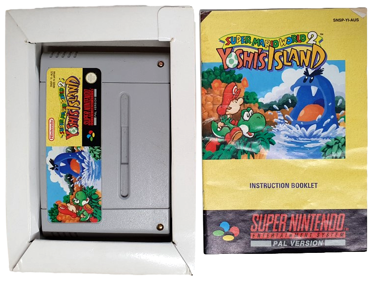 Super Mario World 2 Yoshi's Island Super Nintendo SNES Boxed PAL *Complete*