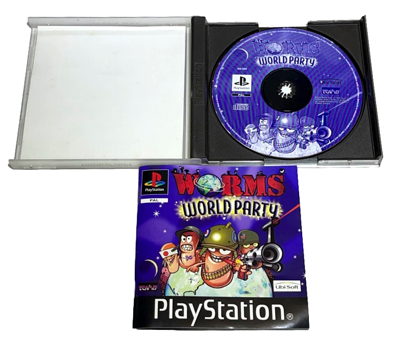 Worms World Party PS1 PS2 PS3 PAL *Complete*
