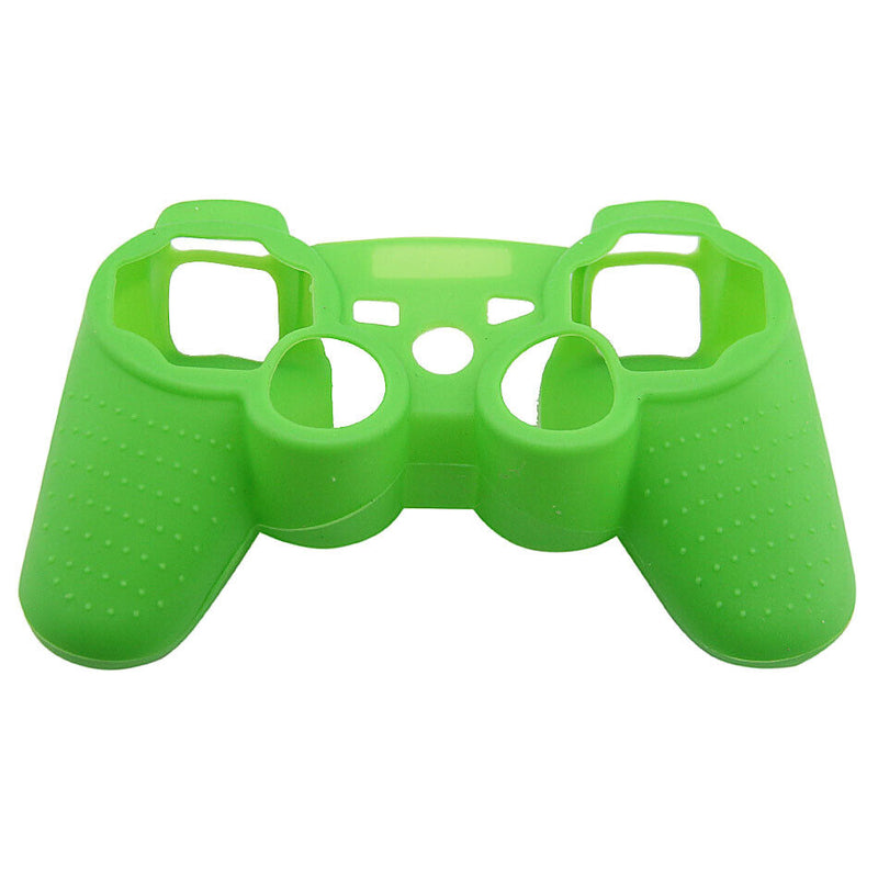 Silicone Cover For PS3 Controller Skin Case Green