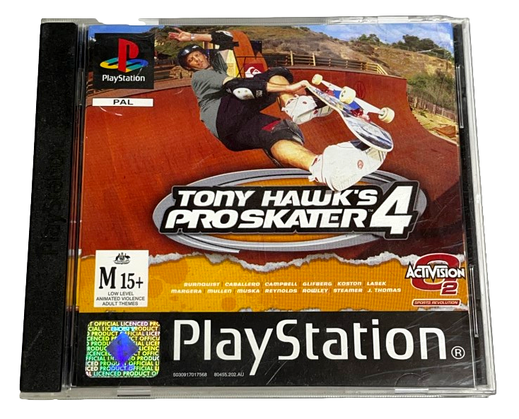 Tony Hawk's Pro Skater 4 PS1 PS2 PS3 PAL *Complete* (Preowned)