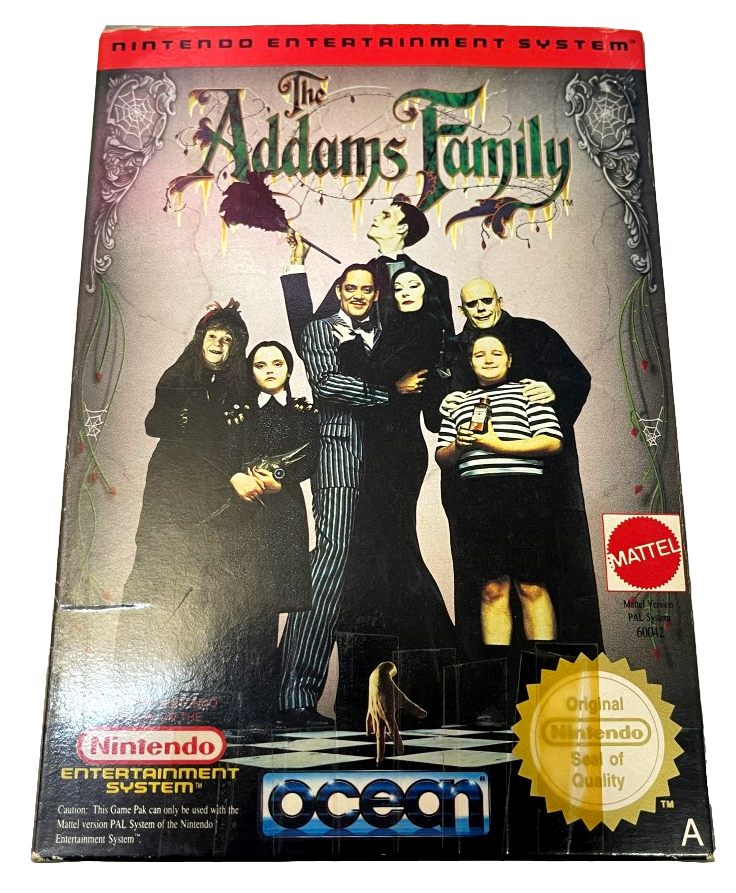 The Adam's Family Nintendo NES Boxed PAL *Complete*