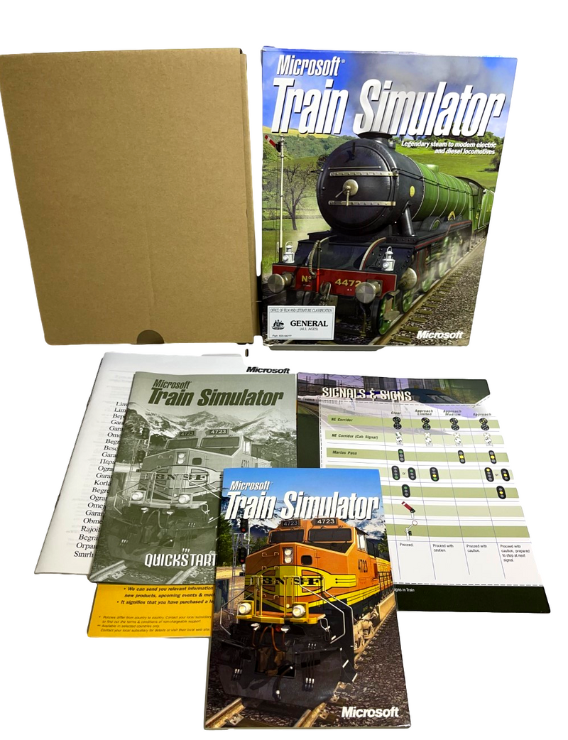 Microsoft Train Simulator Big Box PC (Preowned)