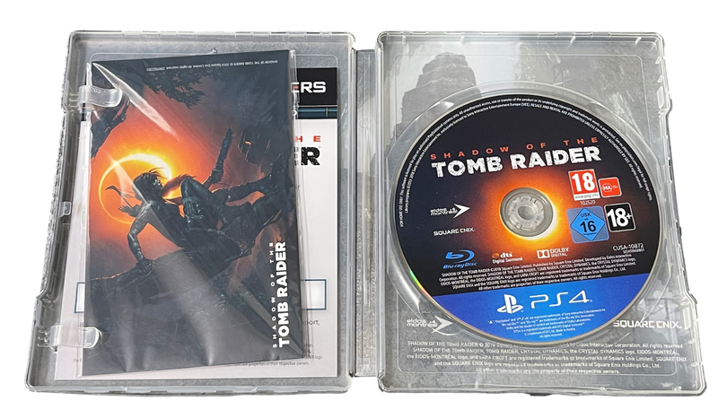 Shadow of the Tomb Raider Sony PS4 - Steelbook (Pre Owned) - Games We Played