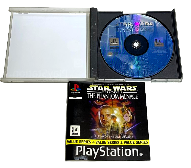 Star Wars Episode 1 The Phantom Menace PS1 PS2 PS3 PAL *Complete* (Preowned)