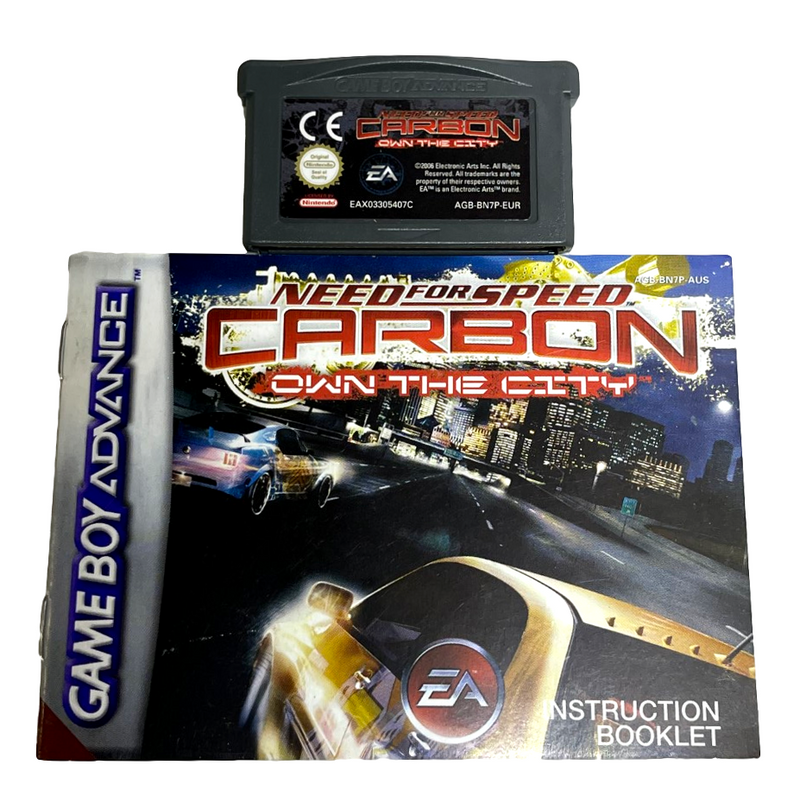 Need For Speed Carbon Own the City Nintendo GBA *Manual Included* (Preowned)