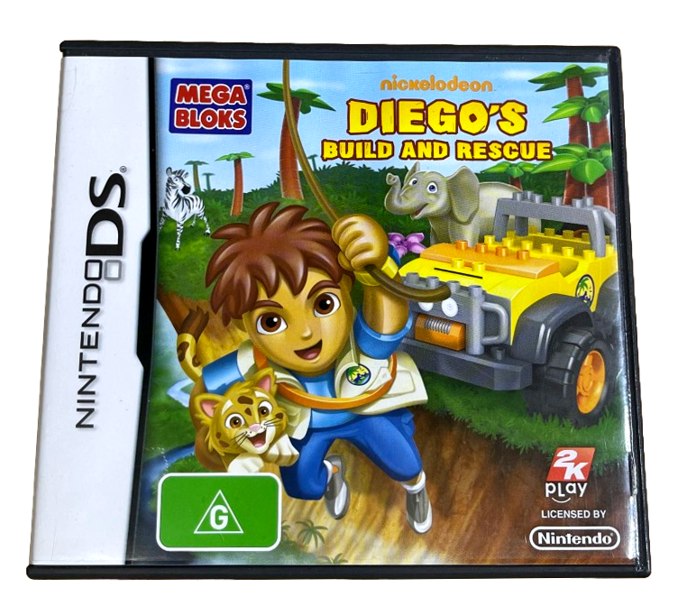 Diego's Build And Rescue Nintendo DS 3DS Game *Complete* (Pre-Owned)