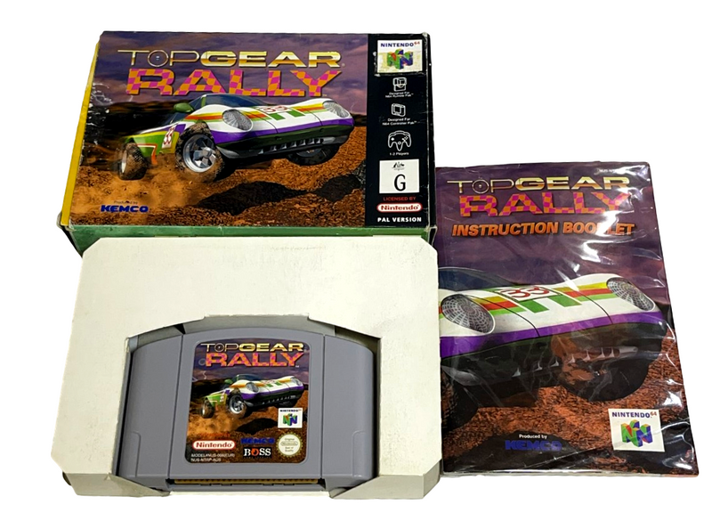 Top Gear Rally Nintendo 64 N64 Boxed PAL *Complete* (Preowned)