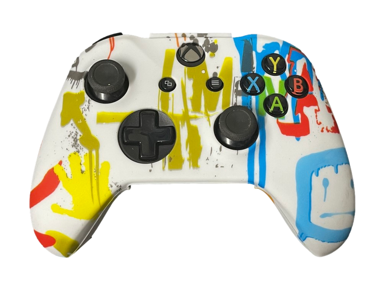 Silicone Cover For XBOX ONE Controller Skin - Finger Paint