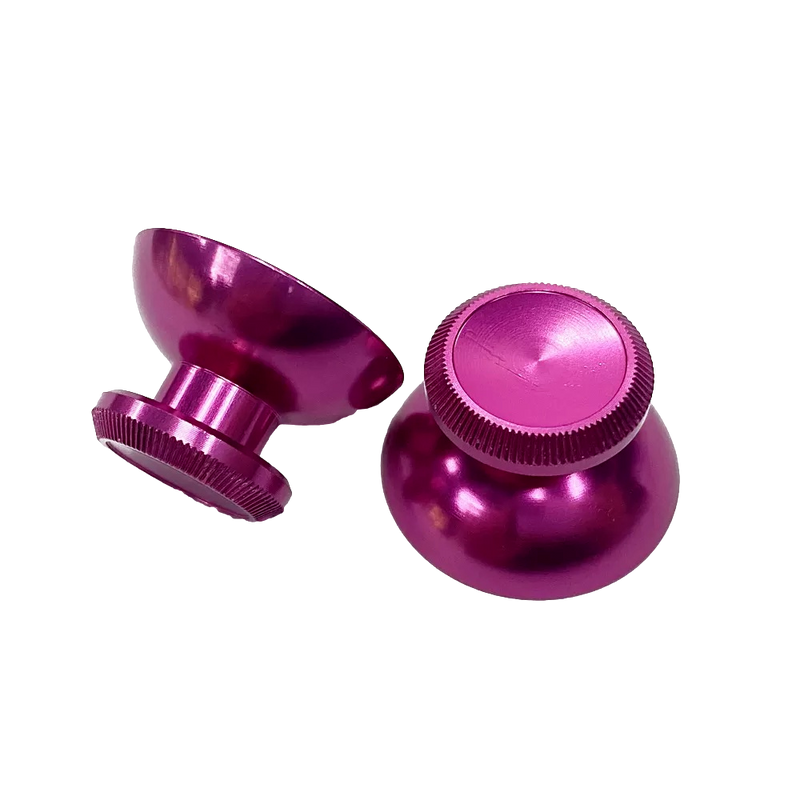 Pair of PS5 3D Rocker Metal Aluminum Caps Dual Sense Controller Pink