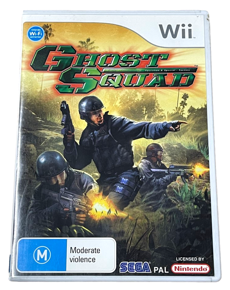 Ghost Squad Nintendo Wii PAL *No Manual* Wii U Compatible (Pre-Owned)