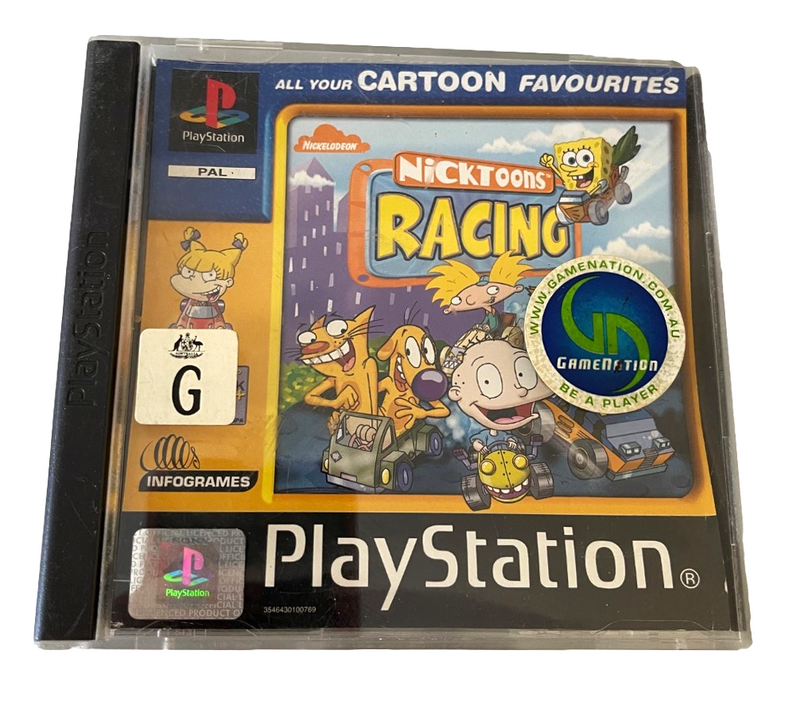 Nicktoons Racing PS1 PS2 PS3 PAL *No Manual* (Preowned)