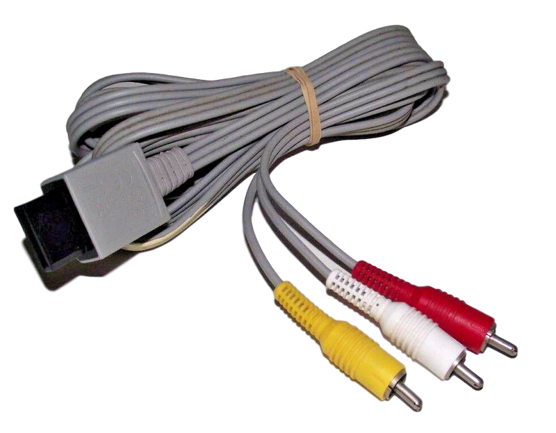 Genuine Nintendo Wii AV Cable Cord RCA (RVL 009)  Wii U Original (Preowned) - Games We Played