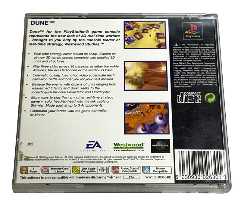 Dune PS1 PS2 PS3 PAL *Complete* (Preowned)