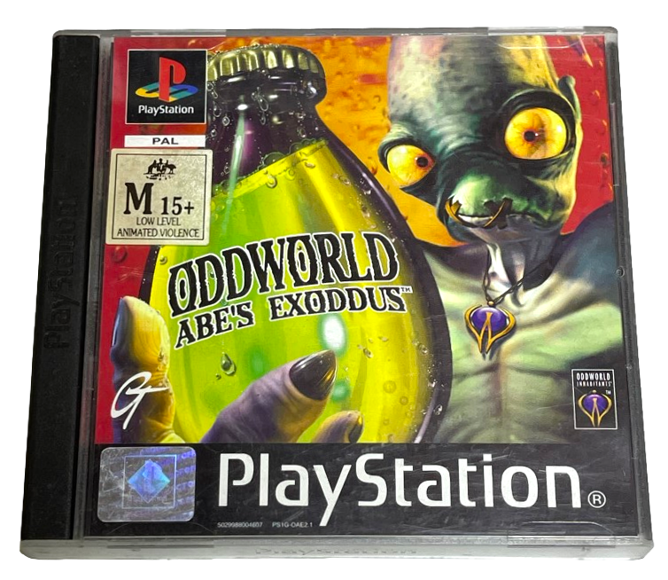 Oddworld Abe's Exoddus PS1 PS2 PS3 PAL *No Manual* (Preowned)