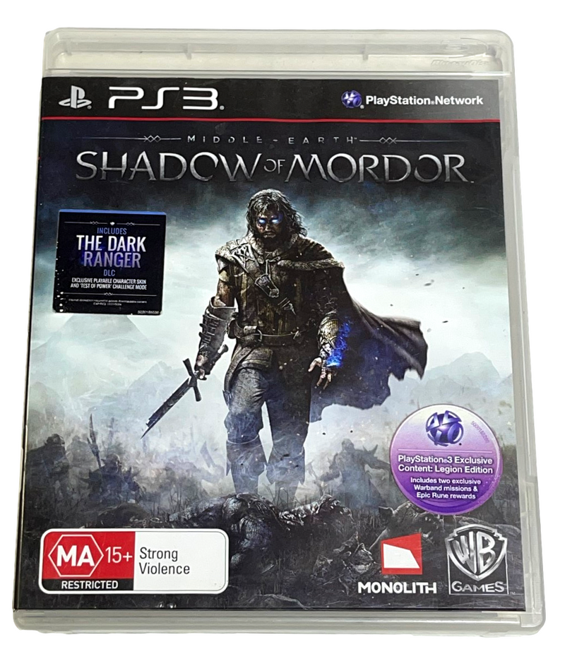 Shadow of Mordor PS3 (Preowned)