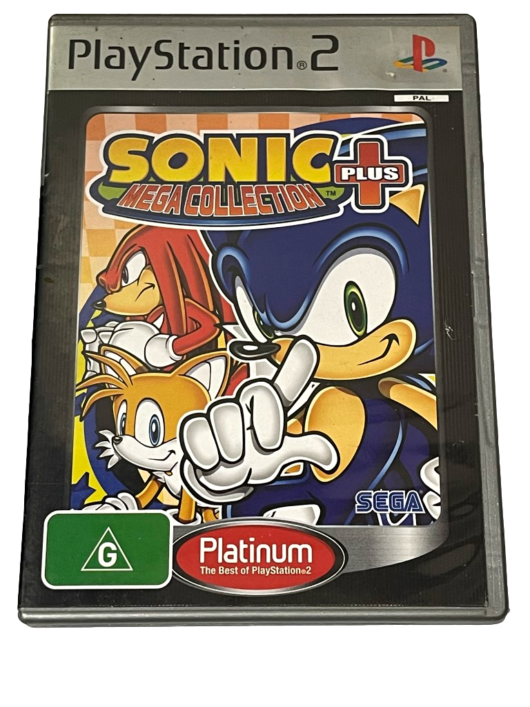 Sonic Mega Collection Plus (Platinum) PS2 PAL *No Manual* (Pre-Owned)