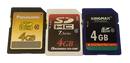 Random 4GB SDHC Secure Digital Memory Card SD Nintendo 3DS Class 6