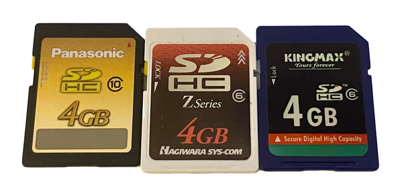 Random 4GB SDHC Secure Digital Memory Card SD Nintendo 3DS Class 6