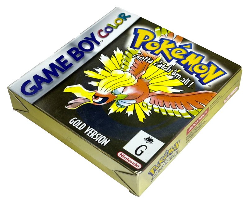 Pokemon Gold Version Nintendo Gameboy Color GBC *Complete* Boxed (Preowned)