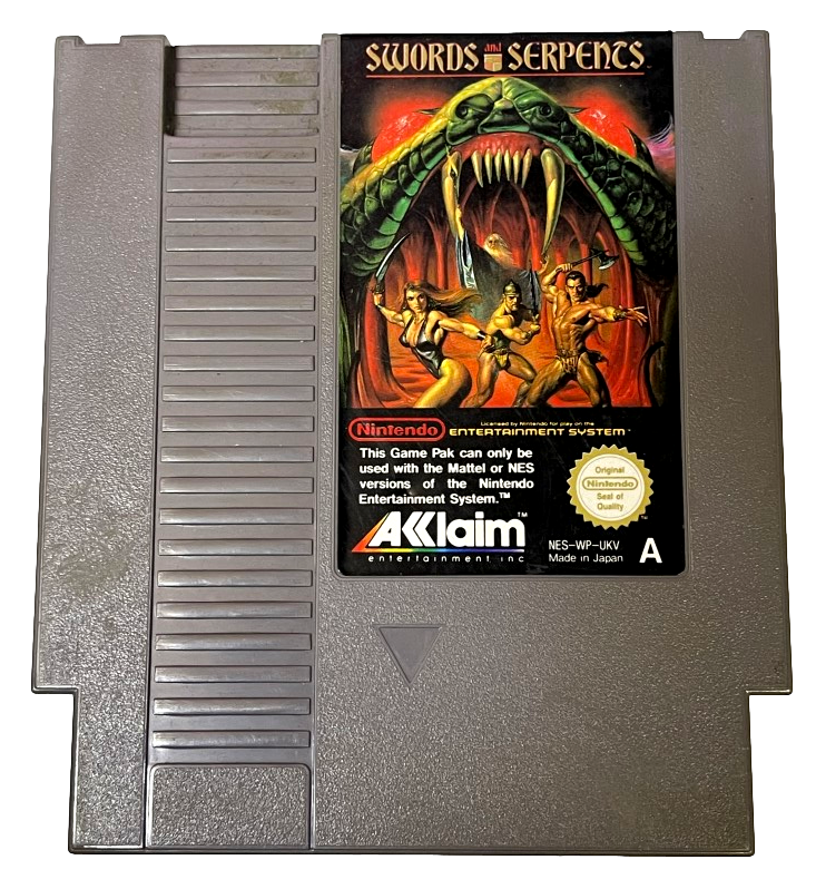 Swords and Serpents Nintendo NES  PAL *Cartridge Only* (Preowned)