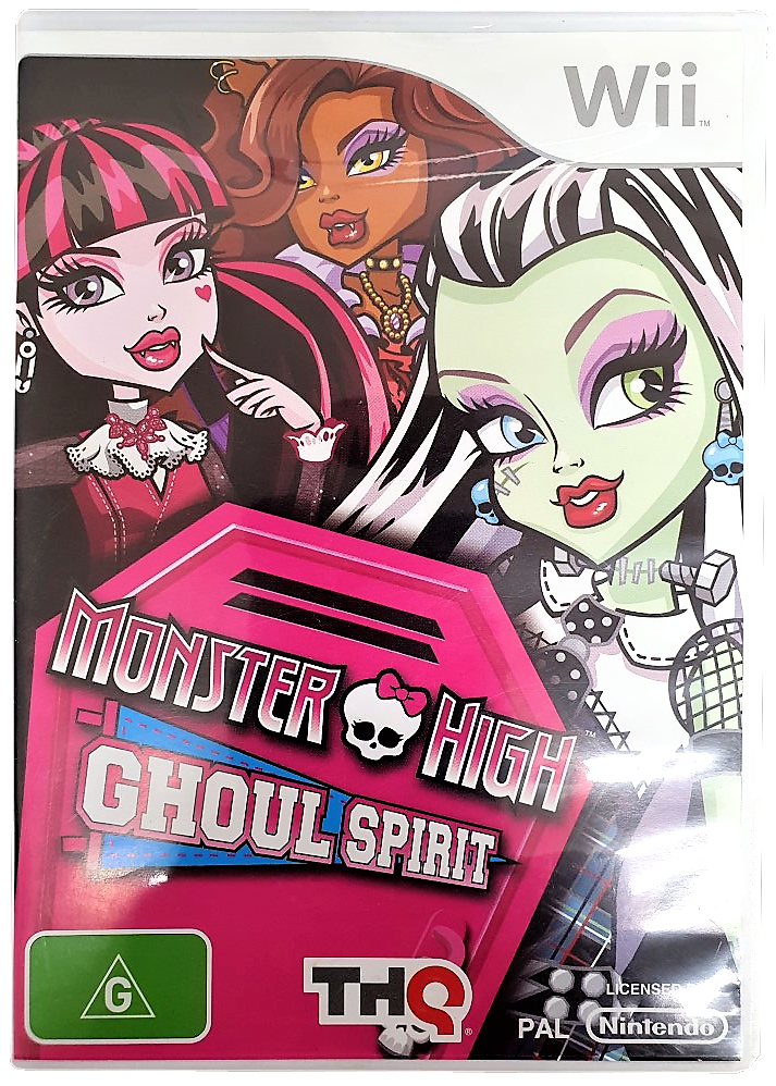 Monster High Ghoul Spirit Nintendo Wii PAL *Complete* Wii U Compatible (Preowned)