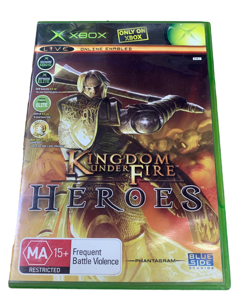 Kingdom Under Fire Heroes XBOX Original PAL *Complete* (Pre-Owned)