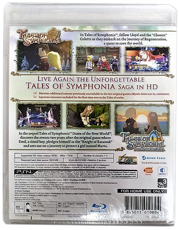 Tales Of Symphonia Chronicles PlayStation 3 *Sealed* PS3 English/Japanese