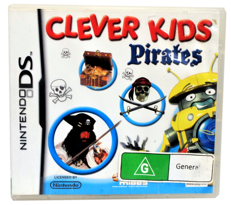 Clever Kids Pirates Nintendo DS 2DS 3DS Game *No Manual* (Pre-Owned)