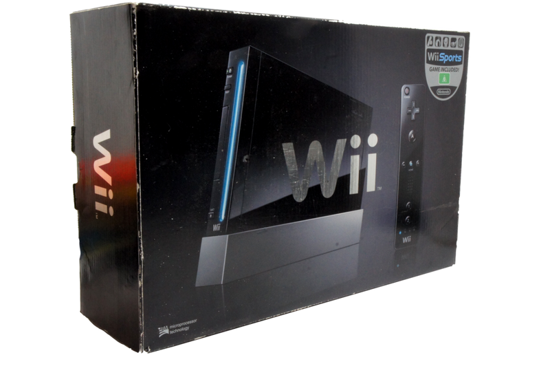 Limited Edition Black Wii + Wii Sports In Original Box (Preowned)