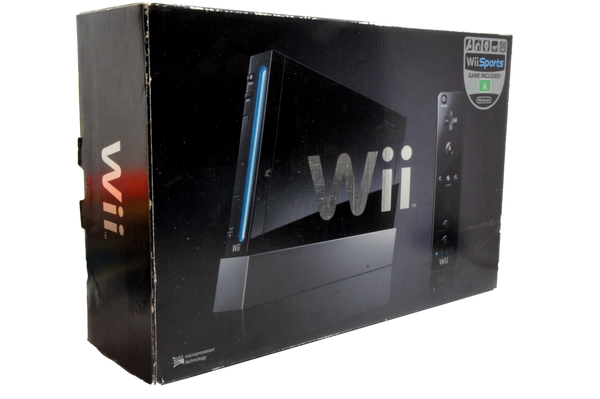 Limited Edition Black Wii + Wii Sports In Original Box