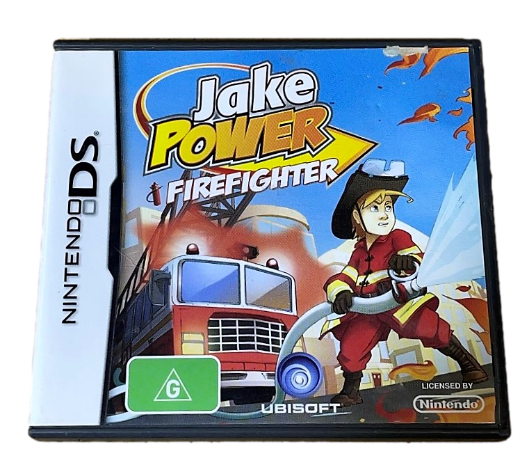 Jake Power Firefighter Nintendo DS 3DS Game *Complete* (Pre-Owned)