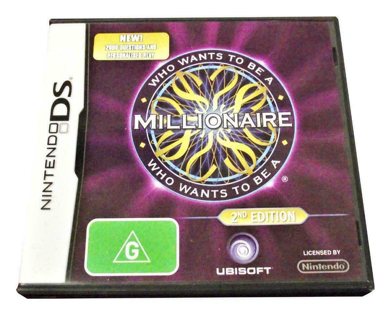 Who Wants To Be A Millionaire 2nd Edition DS 2DS 3DS Game *Complete* (Pre-Owned)