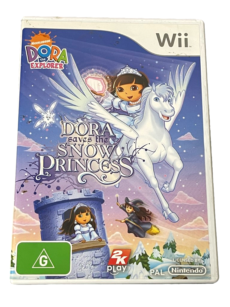 Dora Saves the Snow Princess Nintendo Wii PAL *No Manual* Wii U Compatible (Preowned)