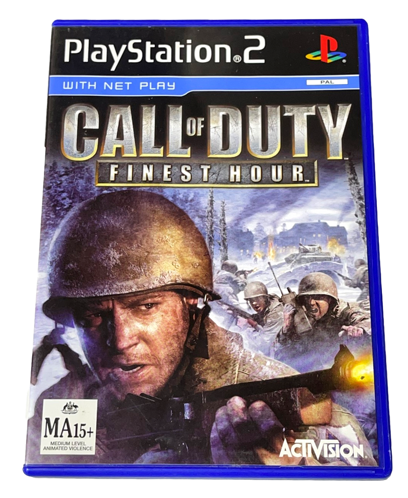 Call Of Duty Finest Hour PS2 PAL *No Manual* (Preowned)