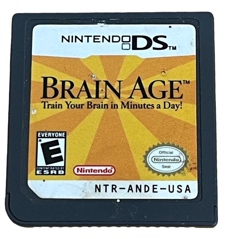 Brain Age Nintendo DS 2DS 3DS *Cartridge Only* (Preowned)