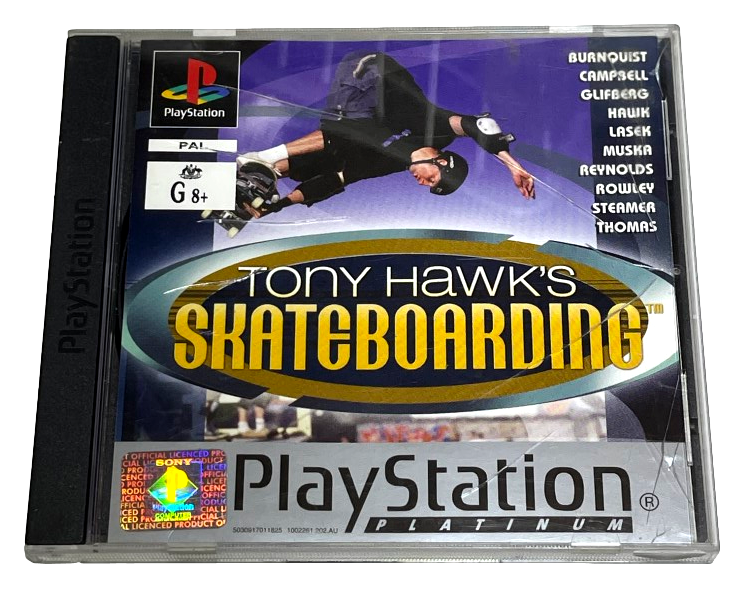 Tony Hawk's Skateboarding PS1 PS2 PS3 (Platinum) PAL *Complete* (Preowned)