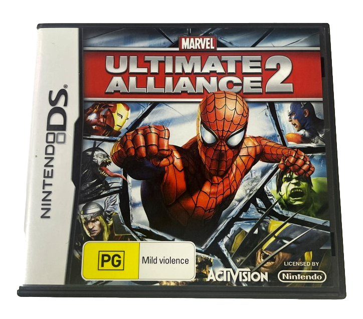 Marvel Ultimate Alliance 2 Nintendo DS 2DS 3DS Game *Complete* (Pre-Owned)