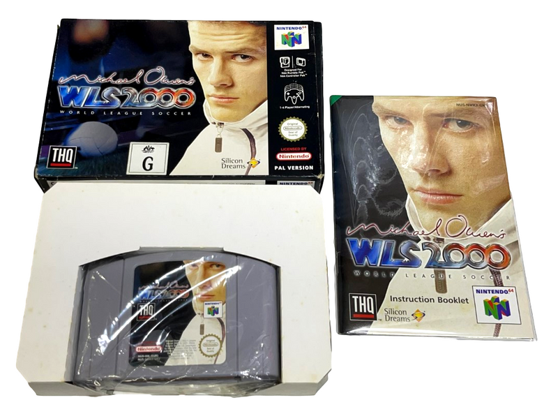 Michael Owen WLS 2000 Nintendo 64 N64 Boxed PAL *Complete* (Preowned)