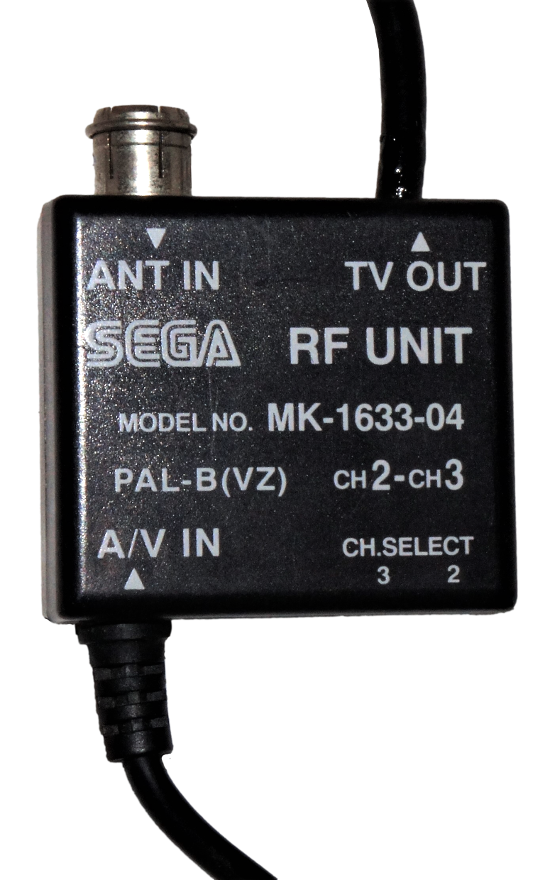 Genuine SEGA Mega Drive II RF Switch MK-1633-04 Aerial Splitter Box