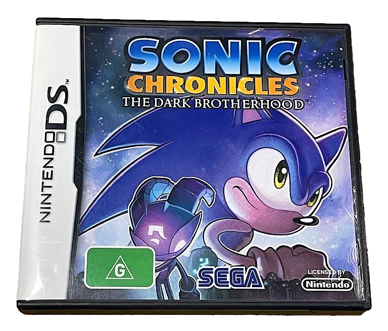 Sonic Chronicles The Dark Brotherhood Nintendo DS 2DS 3DS Game *Complete* (Preowned)