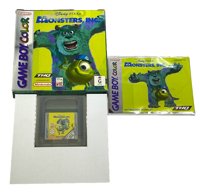 Disney Pixar Monsters, Inc. Nintendo Gameboy Boxed *Complete* (Preowned)