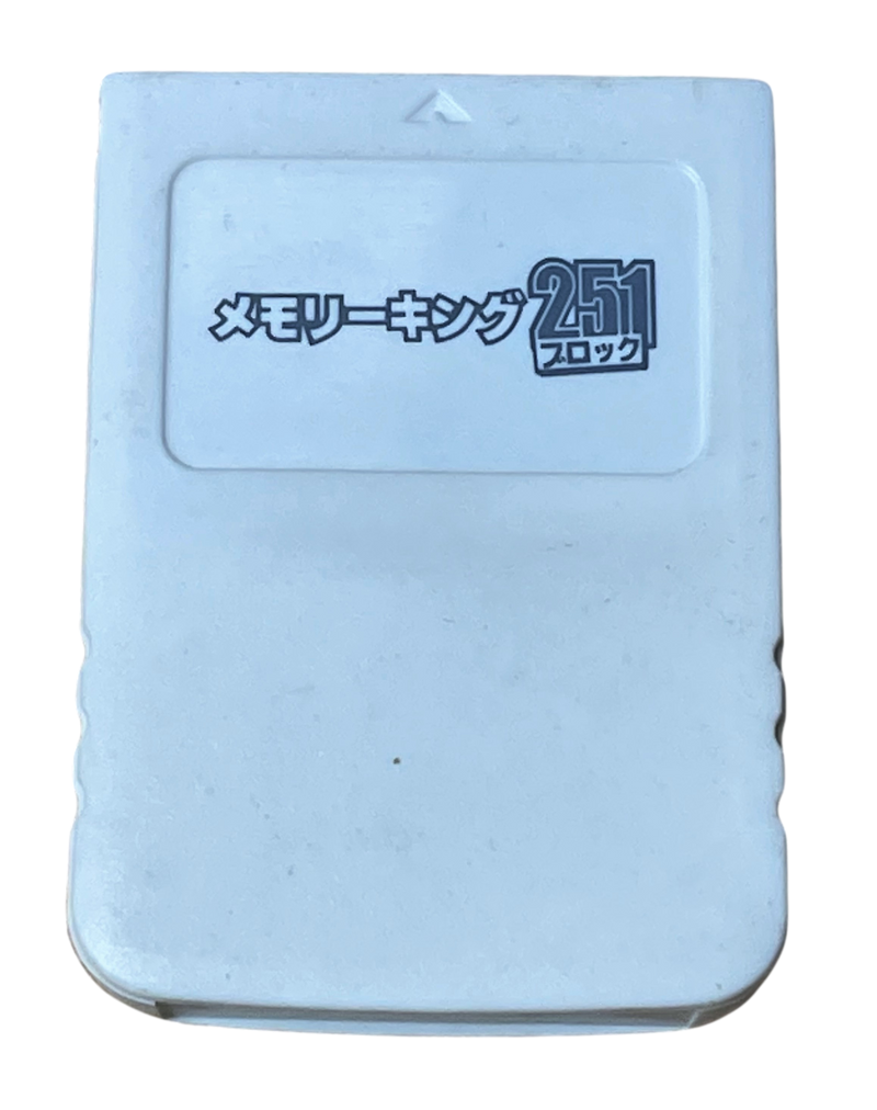 White Memory Card For Nintendo GameCube 251 Blocks Ex Japanese Stock
